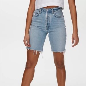 AGOLDE Pinch Waist Jean Shorts Size 25
